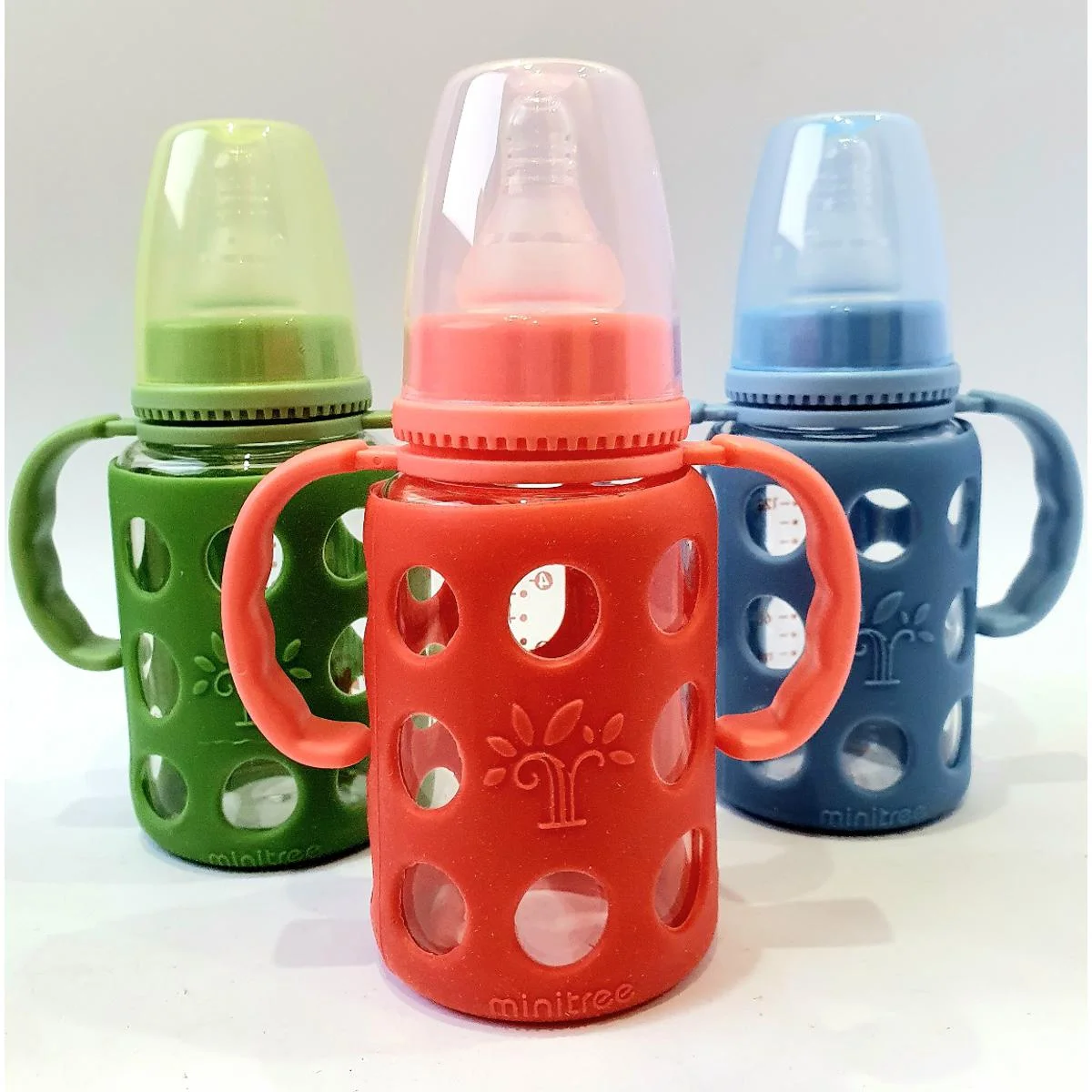 For 3 6 Months Baby 120 ml Minitree Feeding Glass Bottle Feeder For Baby